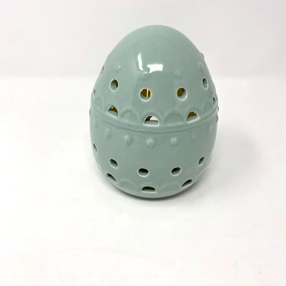 Target Decorative Green Ceramic Light Up Easter Egg
